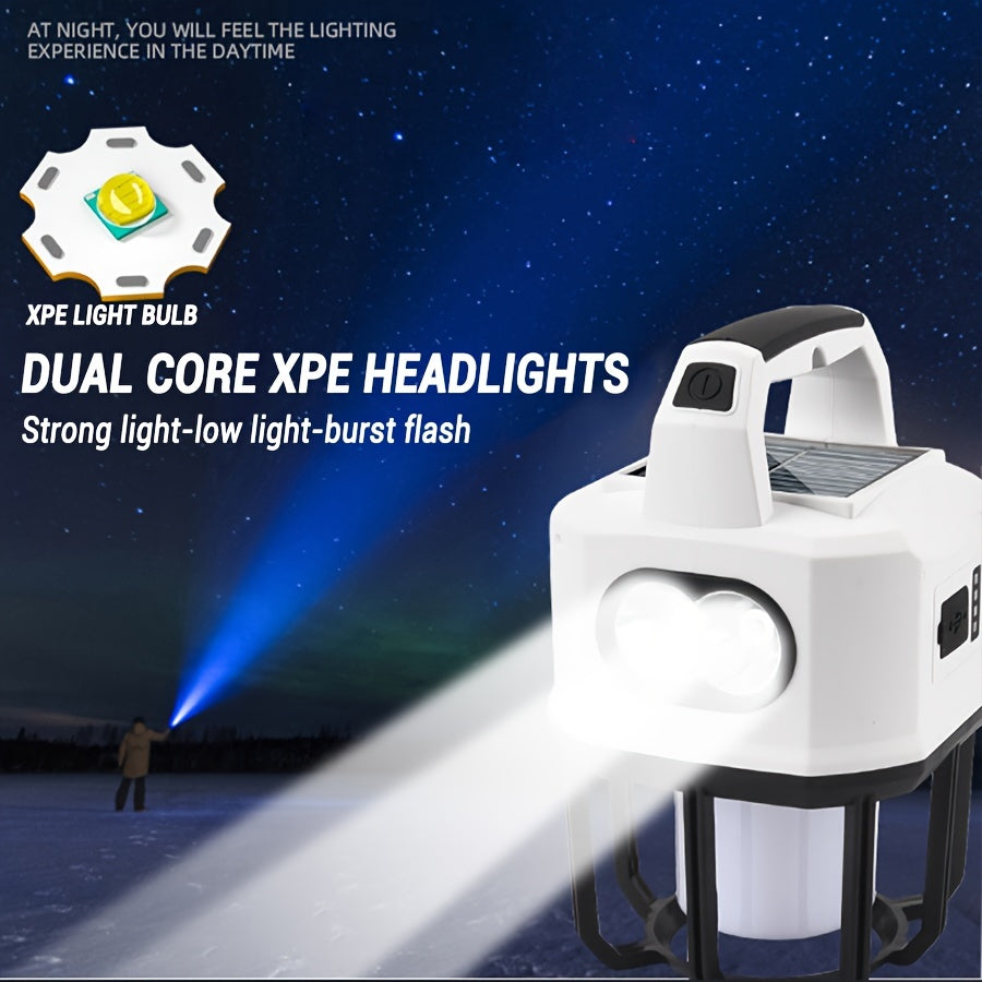 Solar Camping Lantern with Phone Charger
