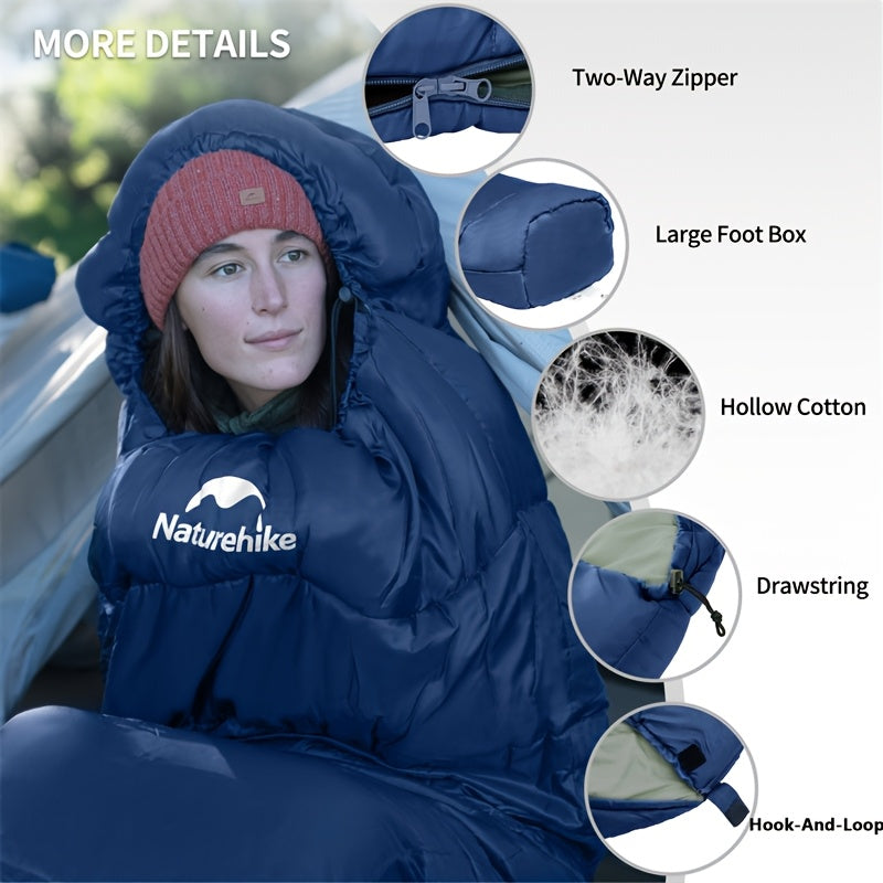 4-Season Mummy Sleeping Bag – Navy (−6 °C)