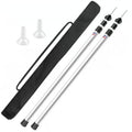 Telescopic aluminium tarp poles