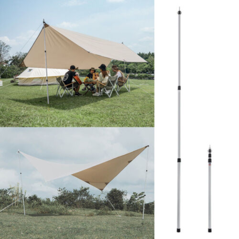 Telescopic Aluminium Tarp Poles – 90 to 230 cm (Pair)