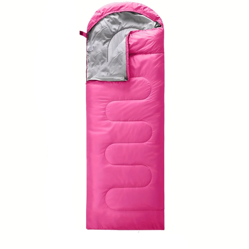 Lightweight adult sleeping bag in pink