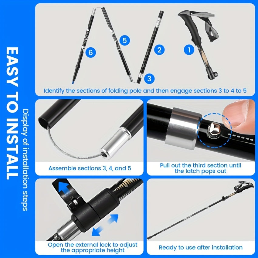 Nordic Aluminium Trekking Poles (Pair)