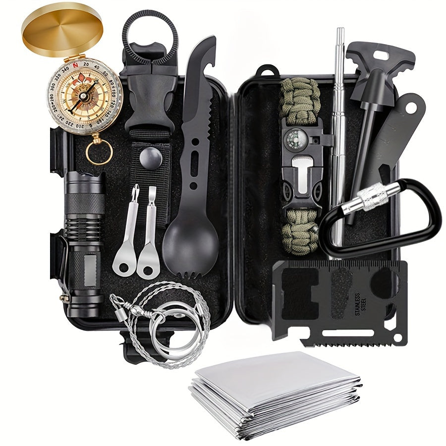 14-in-1 camping survival kit
