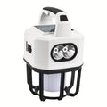 Solar camping lantern with phone charger