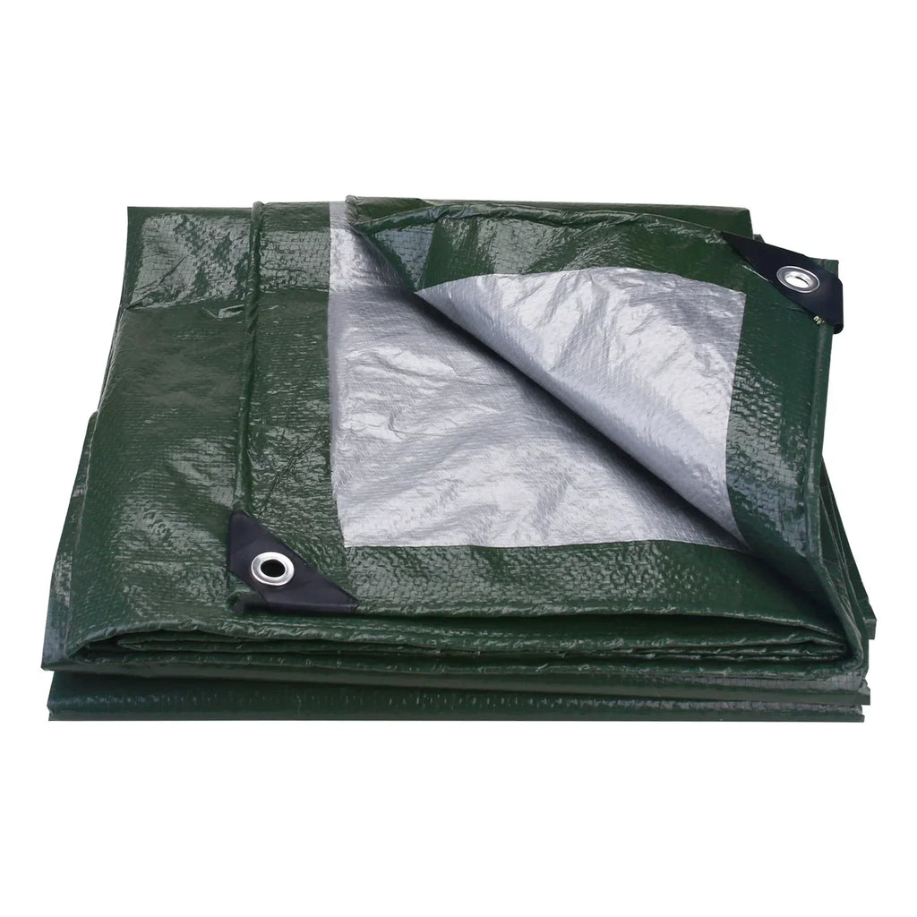 Large Waterproof Camping Tarp – 3 × 2 m, Green
