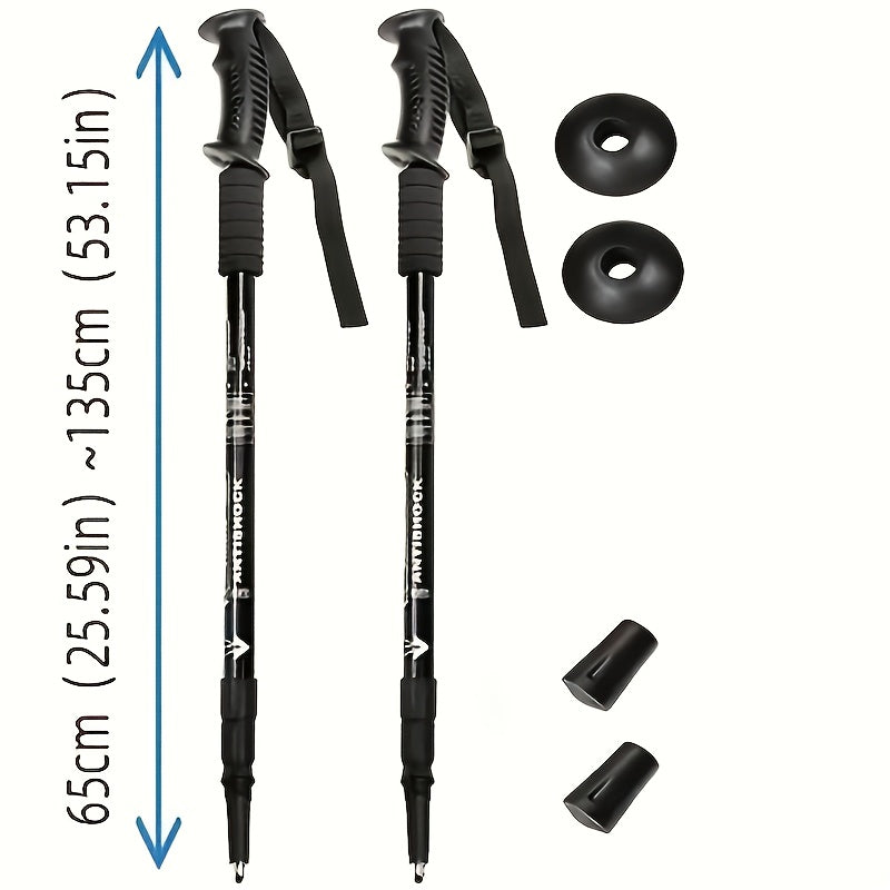 Adjustable Trekking Poles – 65 to 135 cm (Pair)