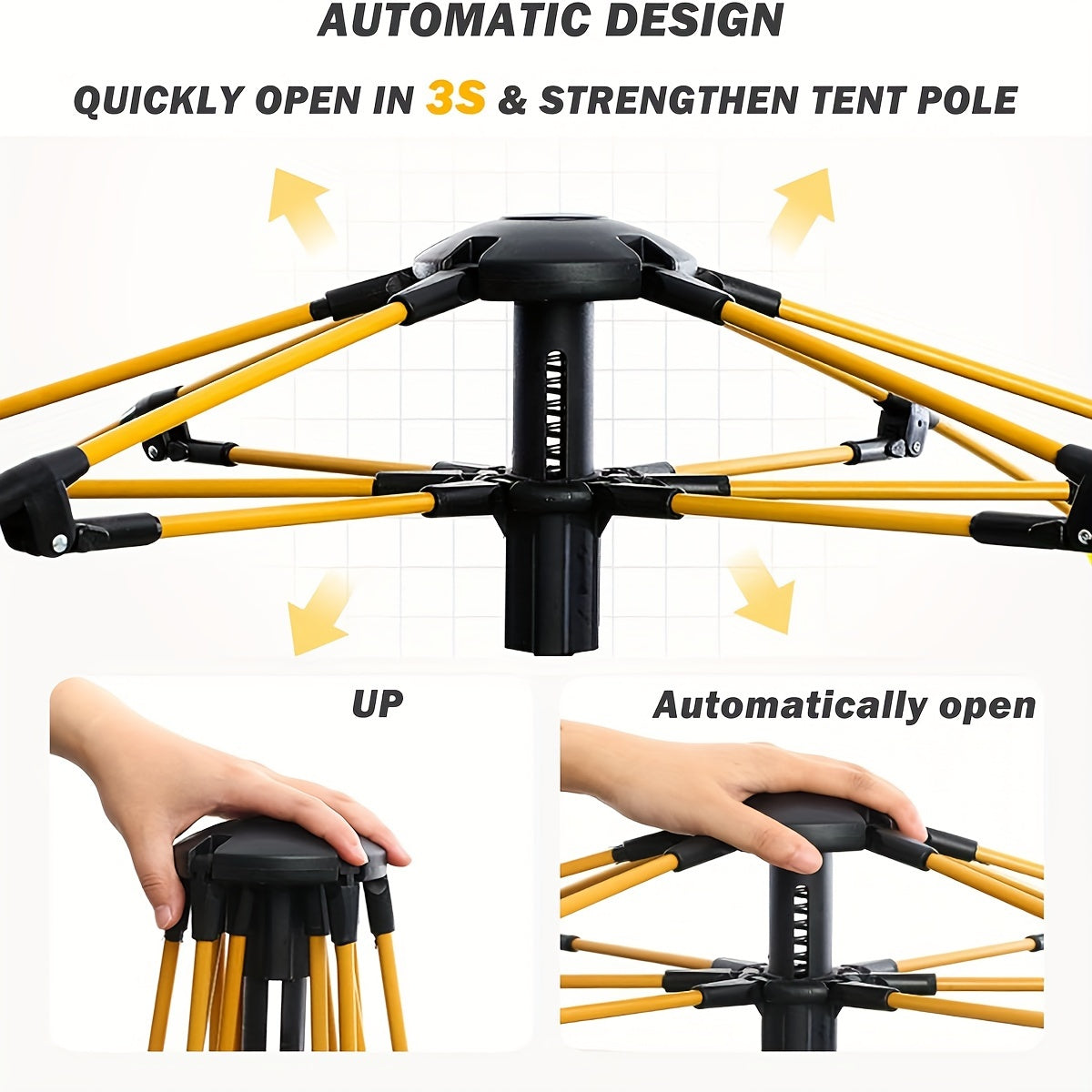 Instant Pop-Up Camping Tent – 4 Person