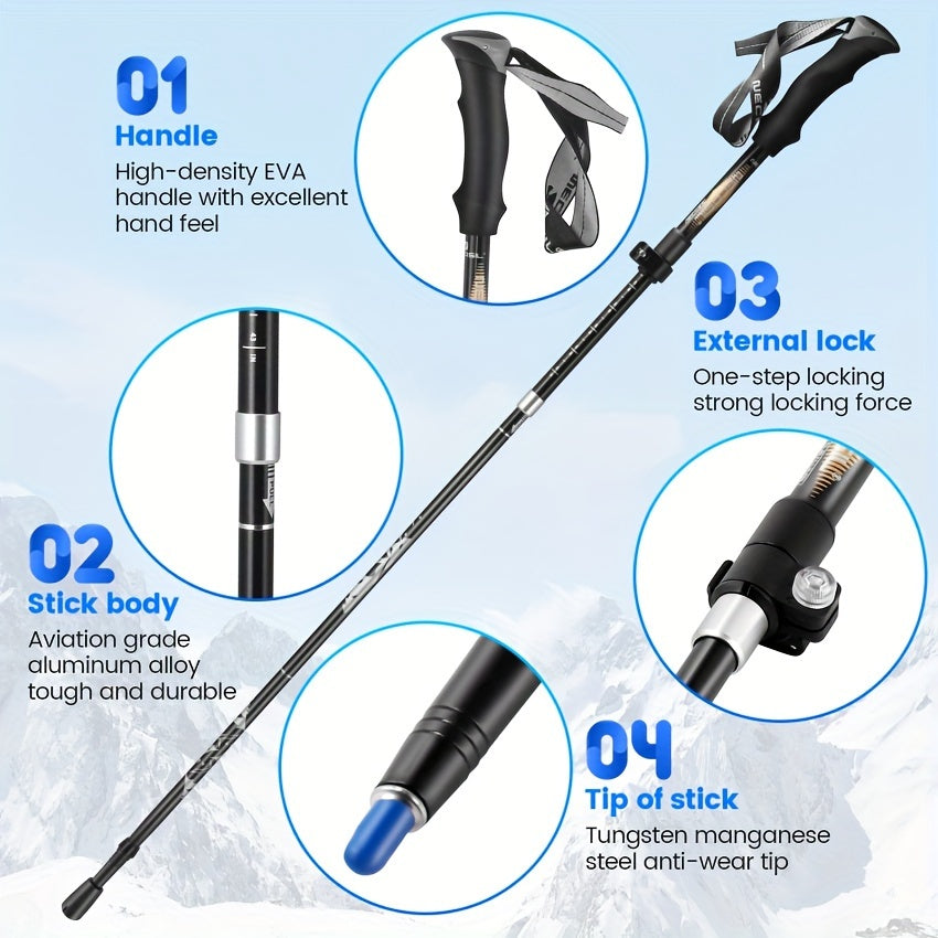 Nordic Aluminium Trekking Poles (Pair)