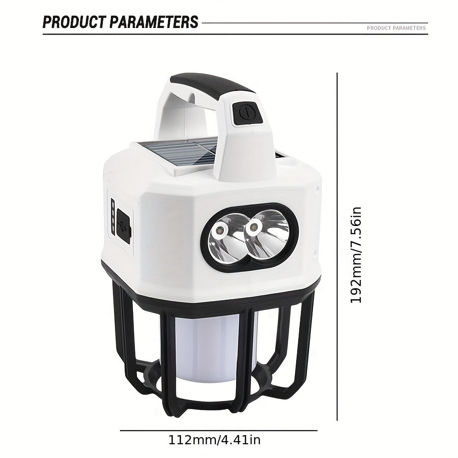 Solar Camping Lantern with Phone Charger