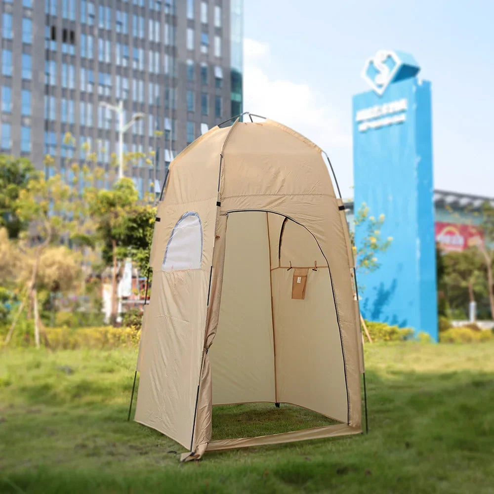 Pop-Up Privacy Tent – Shower, Toilet & Change Room, Khaki