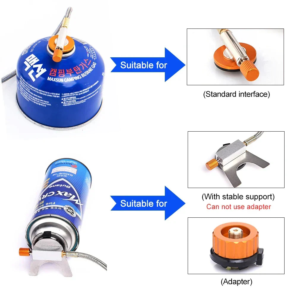 Portable Camping Gas Stove – Stainless Steel