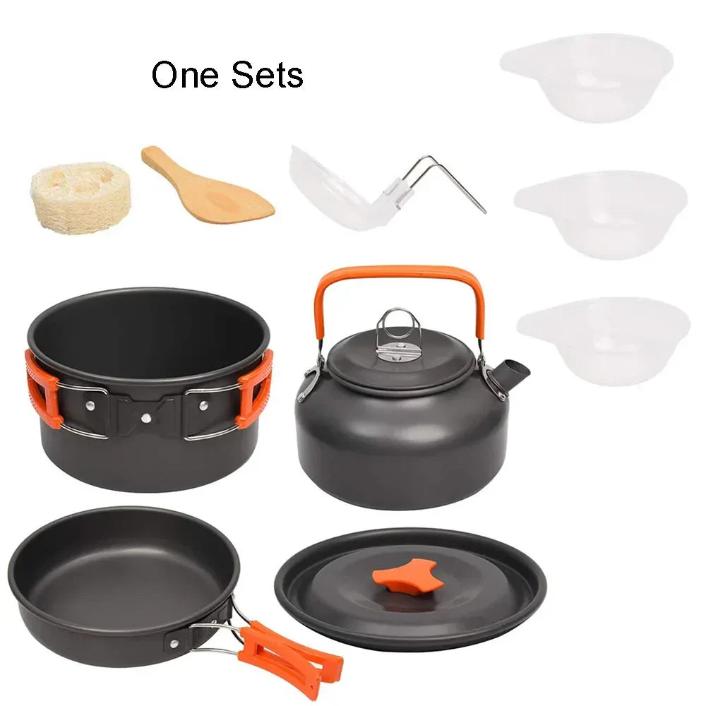 11-Piece Camping Cookware Set