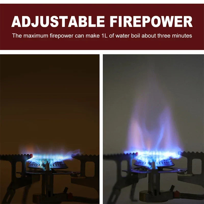 Portable Camping Gas Stove – Stainless Steel