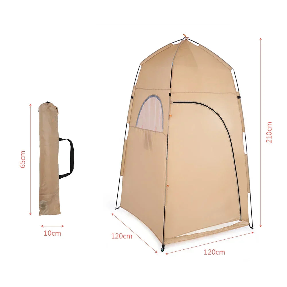 Pop-Up Privacy Tent – Shower, Toilet & Change Room, Khaki
