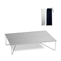 Silver ultralight mini folding table