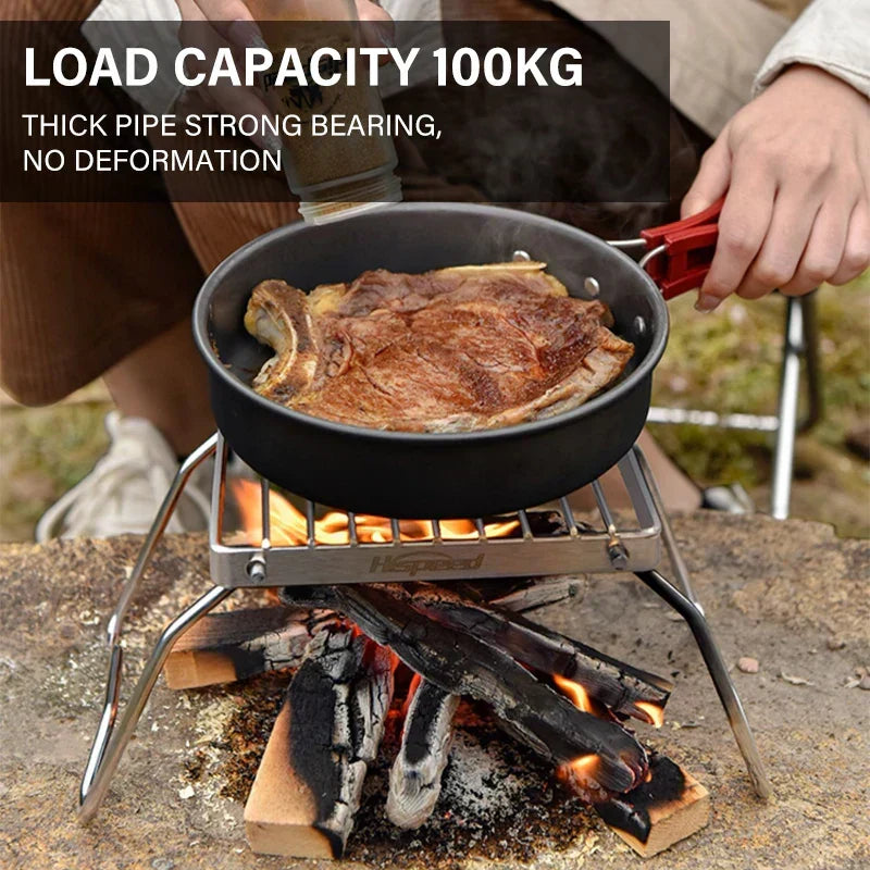 Stainless Steel Camping Grill & Fire Brazier