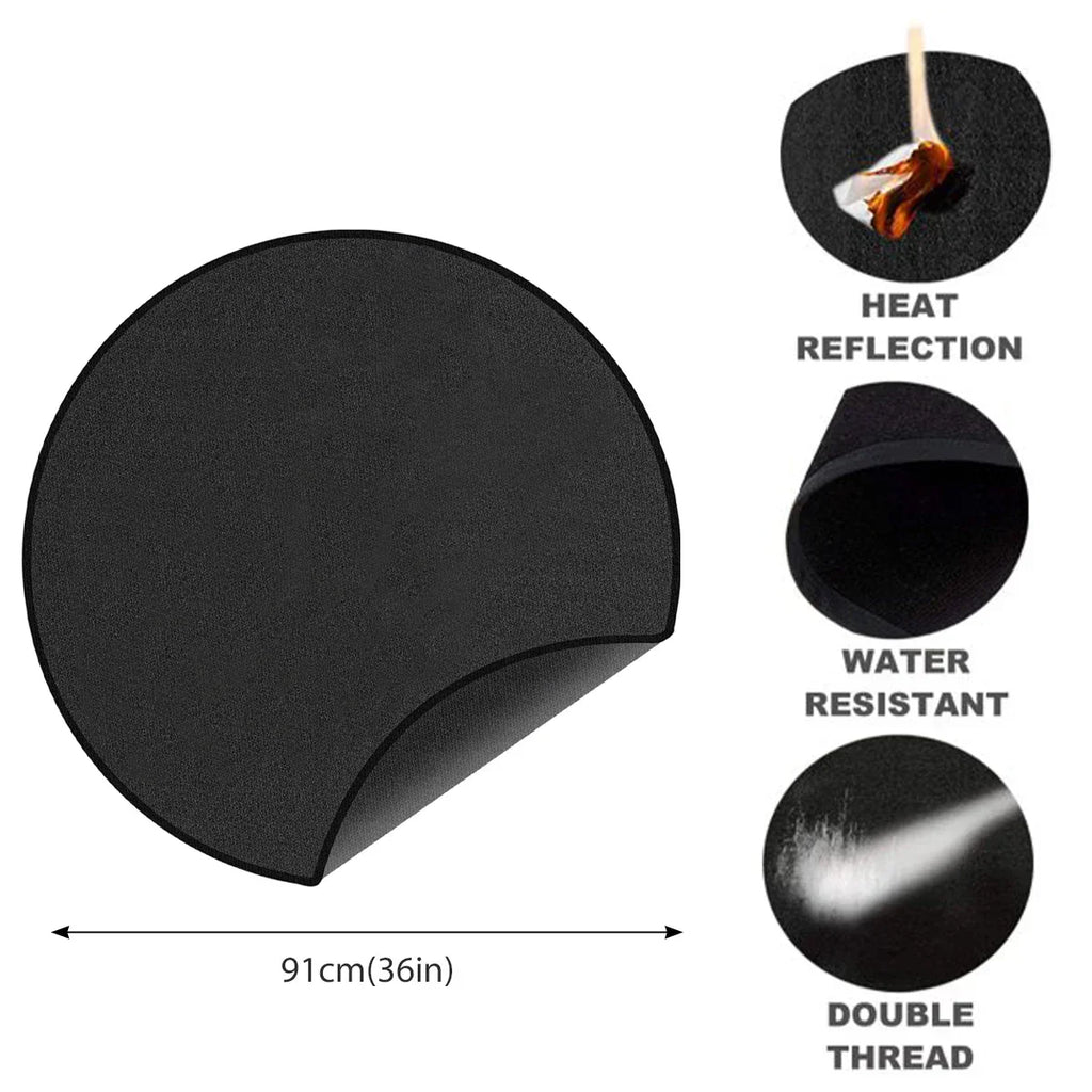 Fireproof Fire Pit Mat – 36 inch Round