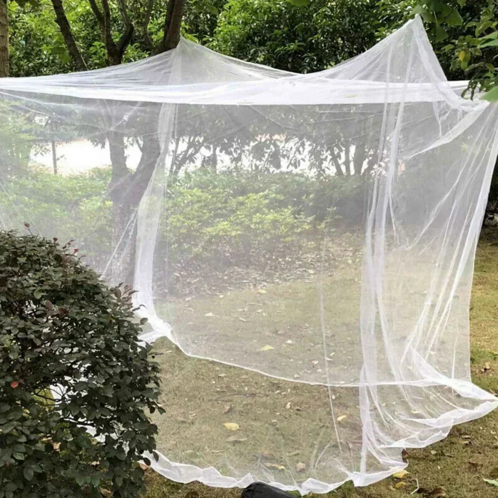 Large Camping Mosquito Net – White