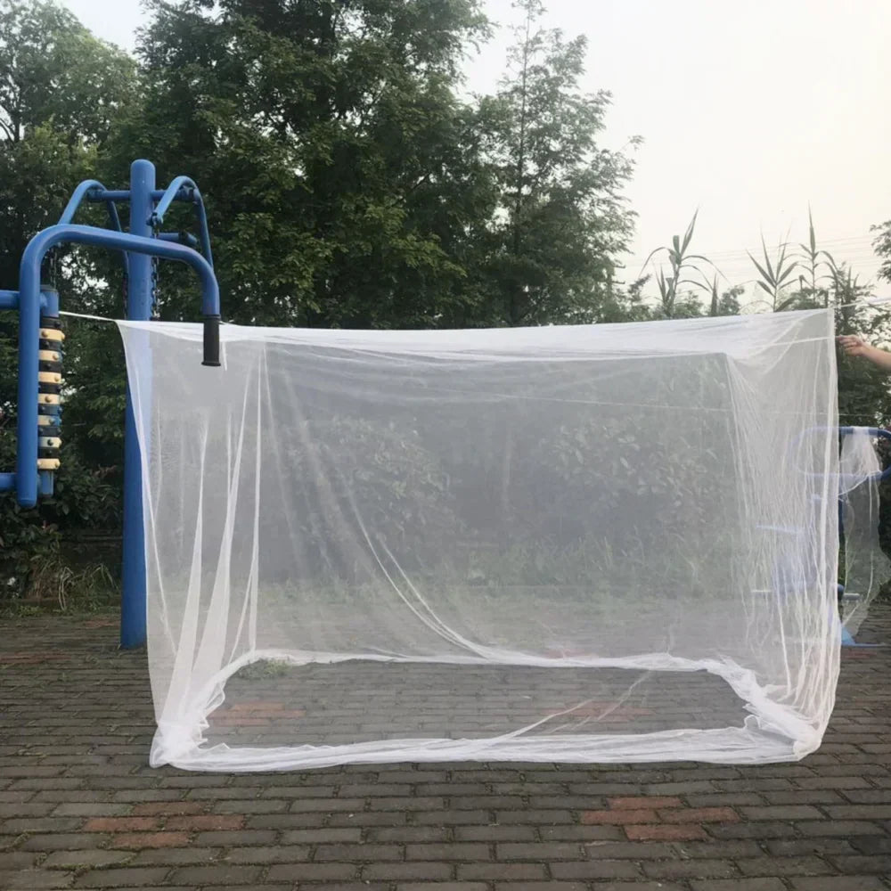 Large Camping Mosquito Net – White