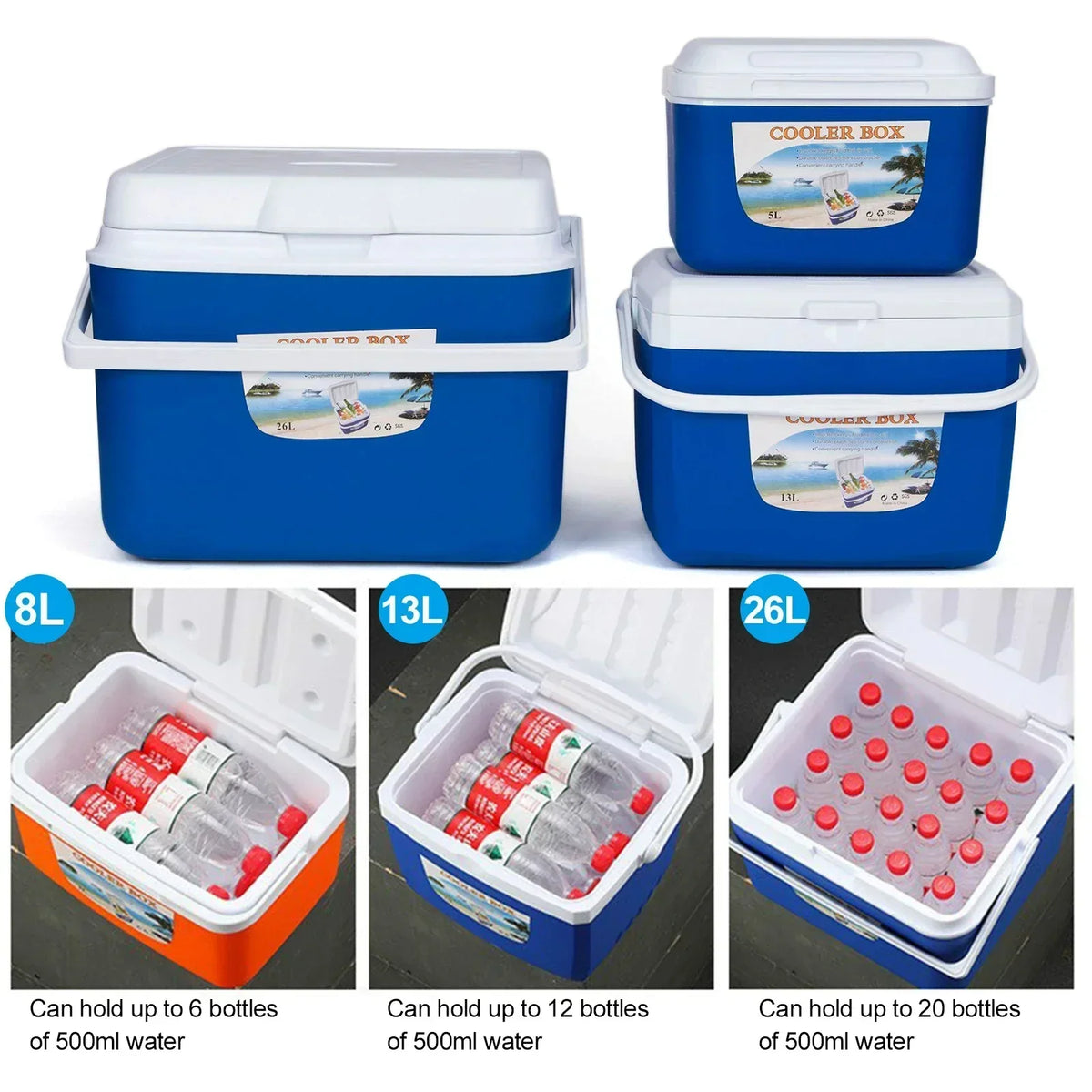Compact Hard Cooler Box – 8 L