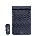 Navy double inflatable camping mattress