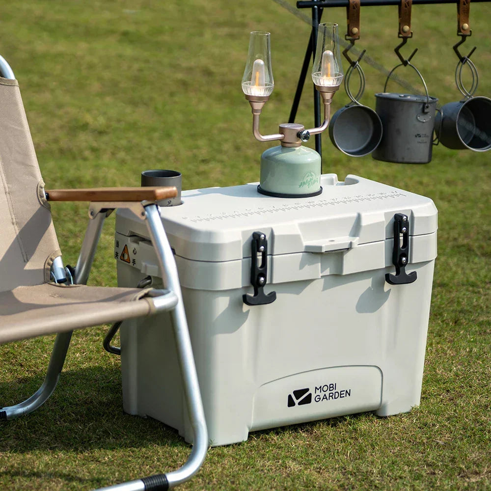 Premium 25 L Camping Ice Box – White