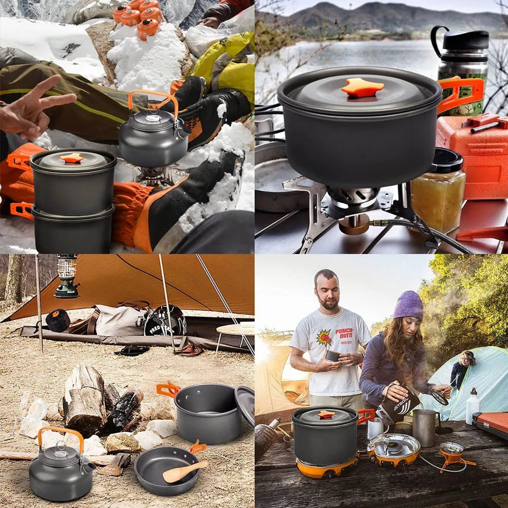 11-Piece Camping Cookware Set