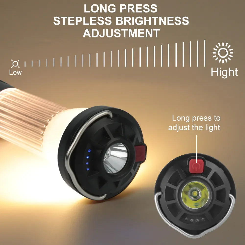 Magnetic Rechargeable Camping Lantern – 3000 mAh