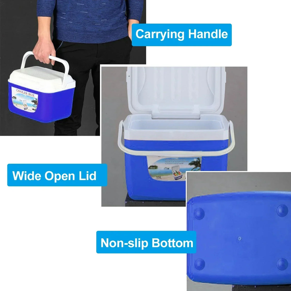 Compact Hard Cooler Box – 8 L