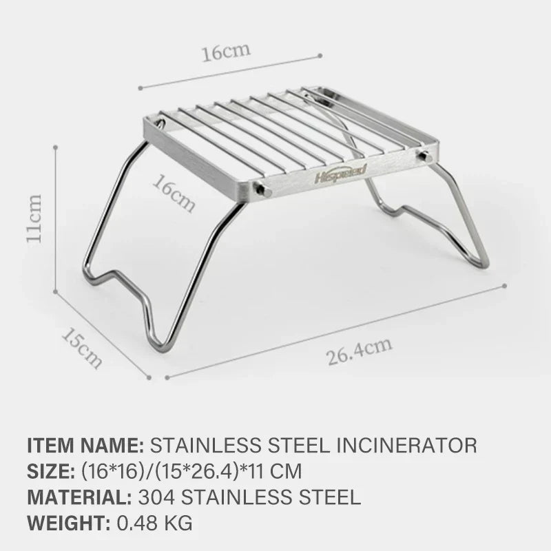 Stainless Steel Camping Grill & Fire Brazier