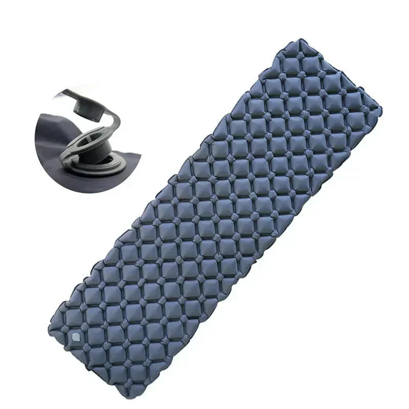 Ultralight Inflatable Sleeping Pad – 550 g, Blue