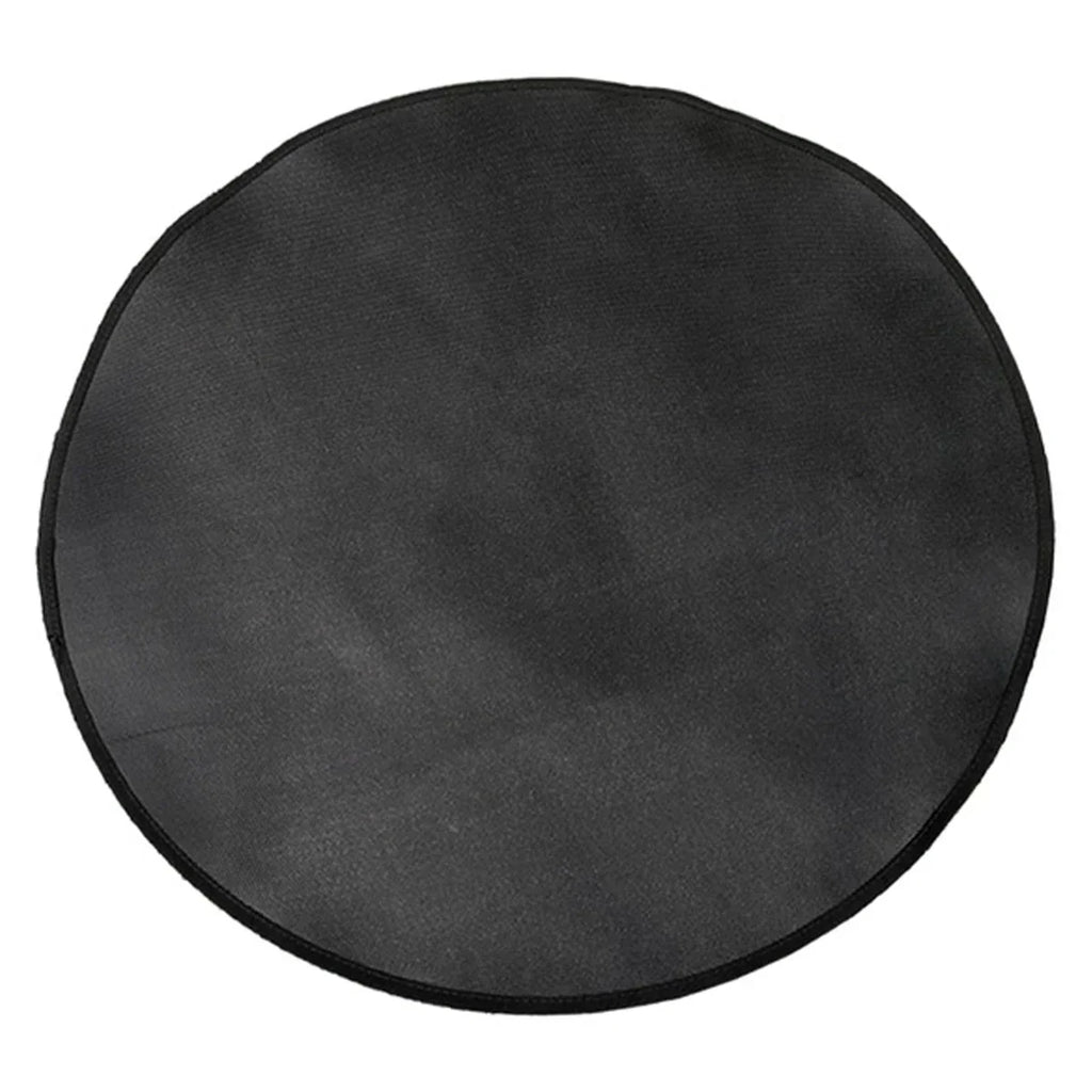 Round fireproof fire pit mat