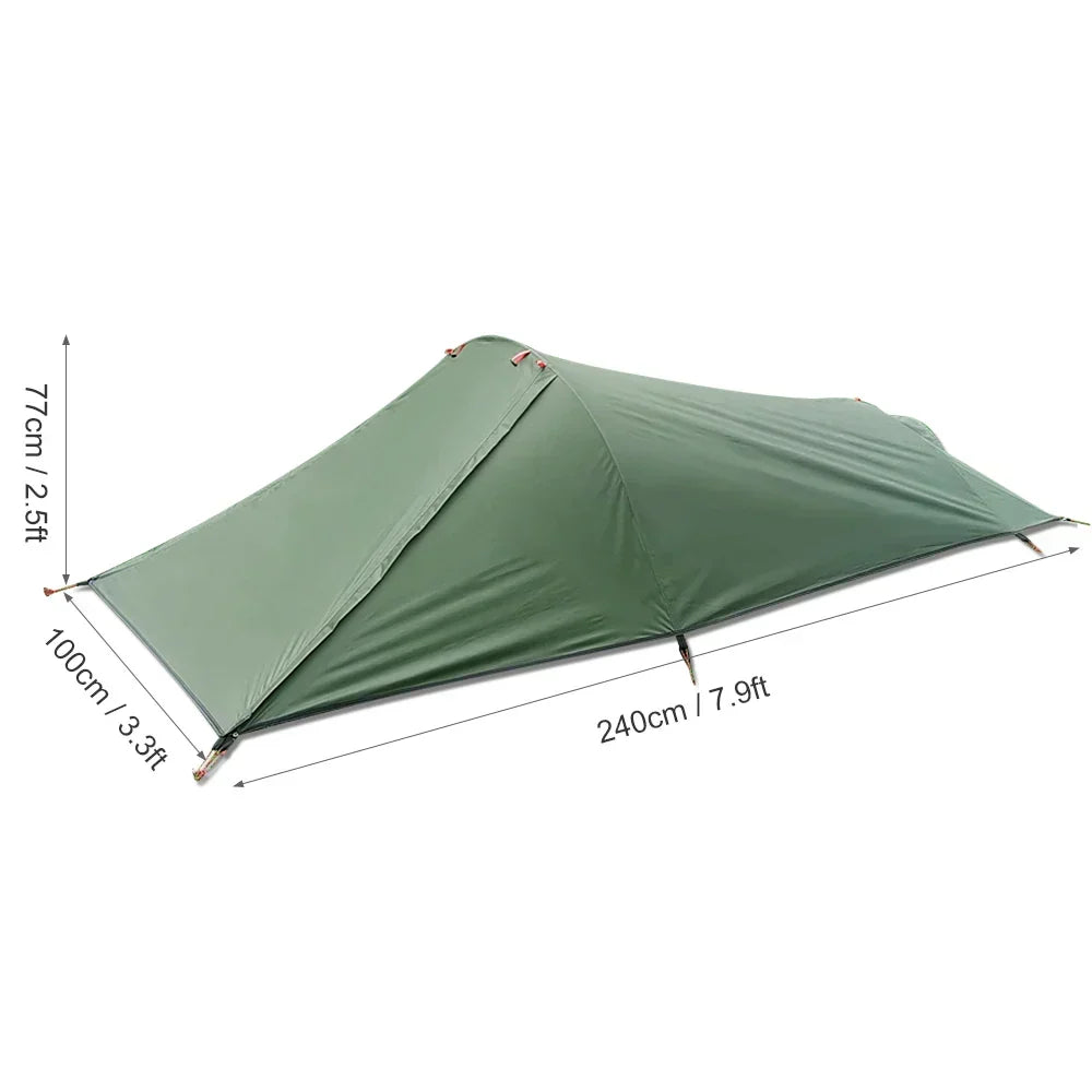 Ultralight Solo Backpacking Tent – 1 Person