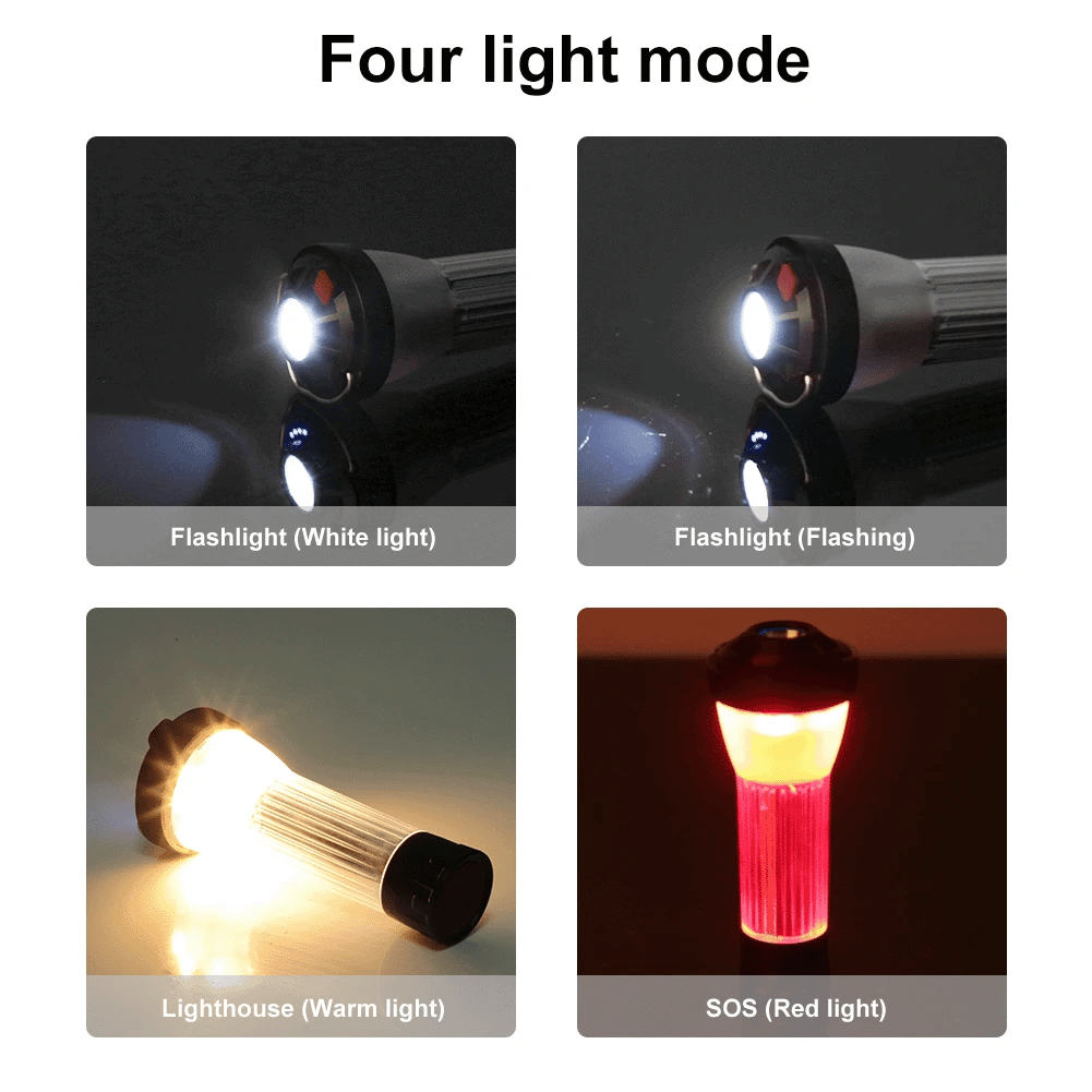 Magnetic Rechargeable Camping Lantern – 3000 mAh