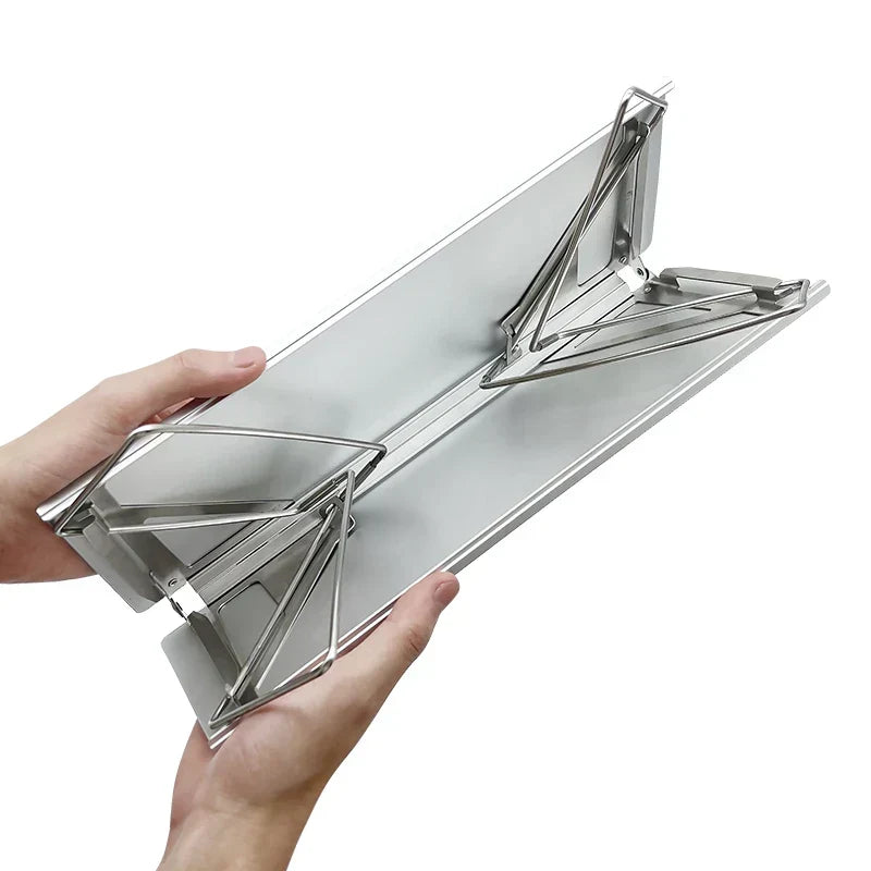 Ultralight Mini Folding Table – 395 g, Silver