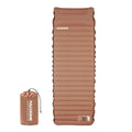 Khaki 10 cm self-inflating sleeping pad with pillow