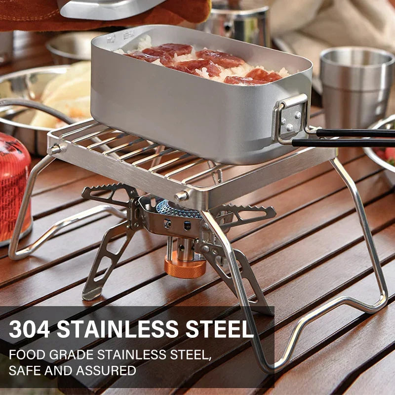 Stainless Steel Camping Grill & Fire Brazier