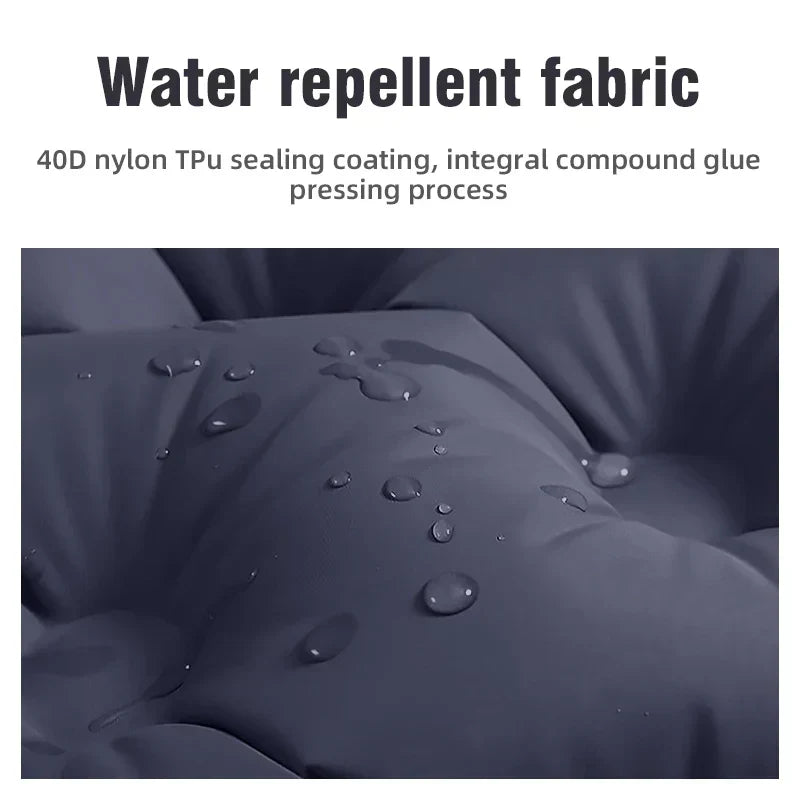 Double Inflatable Camping Mattress – Extra Wide, Navy