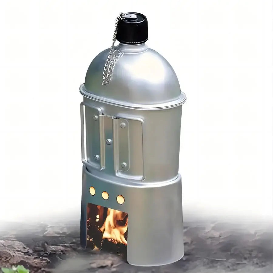 Aluminium Canteen & Cup Set with Pouch