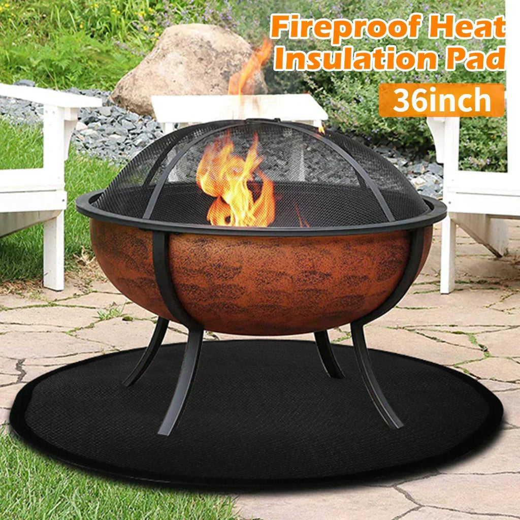 Fireproof Fire Pit Mat – 36 inch Round
