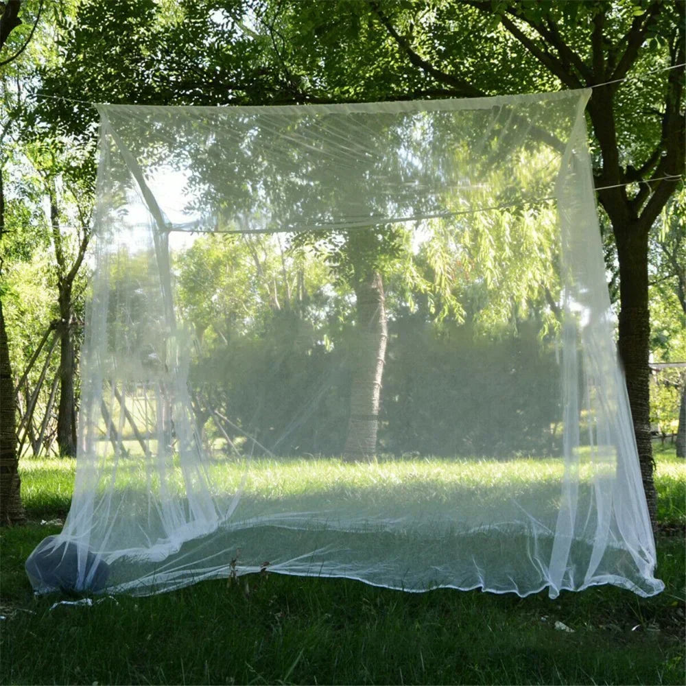 Large Camping Mosquito Net – White