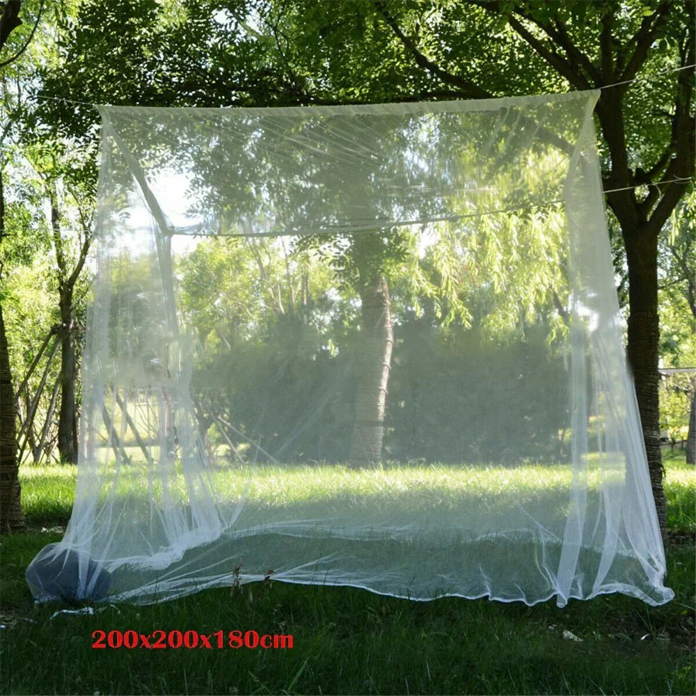 Large Camping Mosquito Net – White