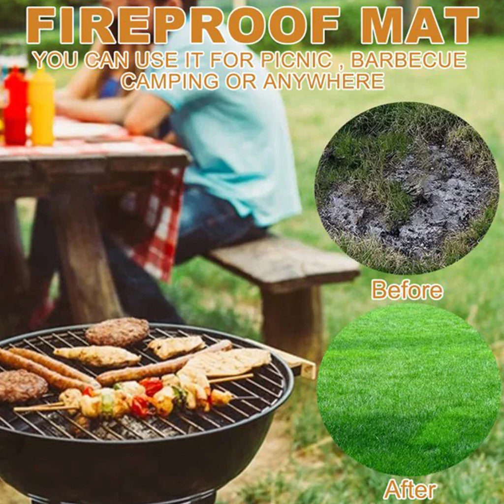 Fireproof Fire Pit Mat – 36 inch Round