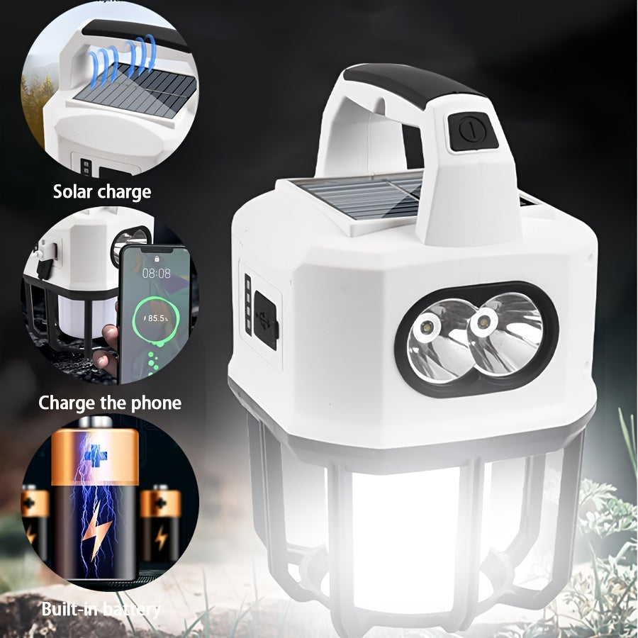 Solar Camping Lantern with Phone Charger