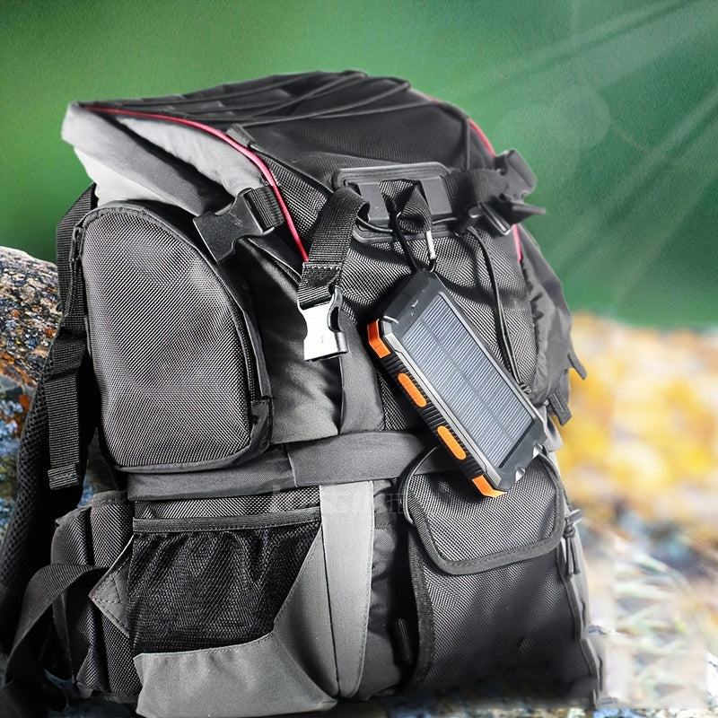 10,000 mAh Solar Power Bank with Dual USB