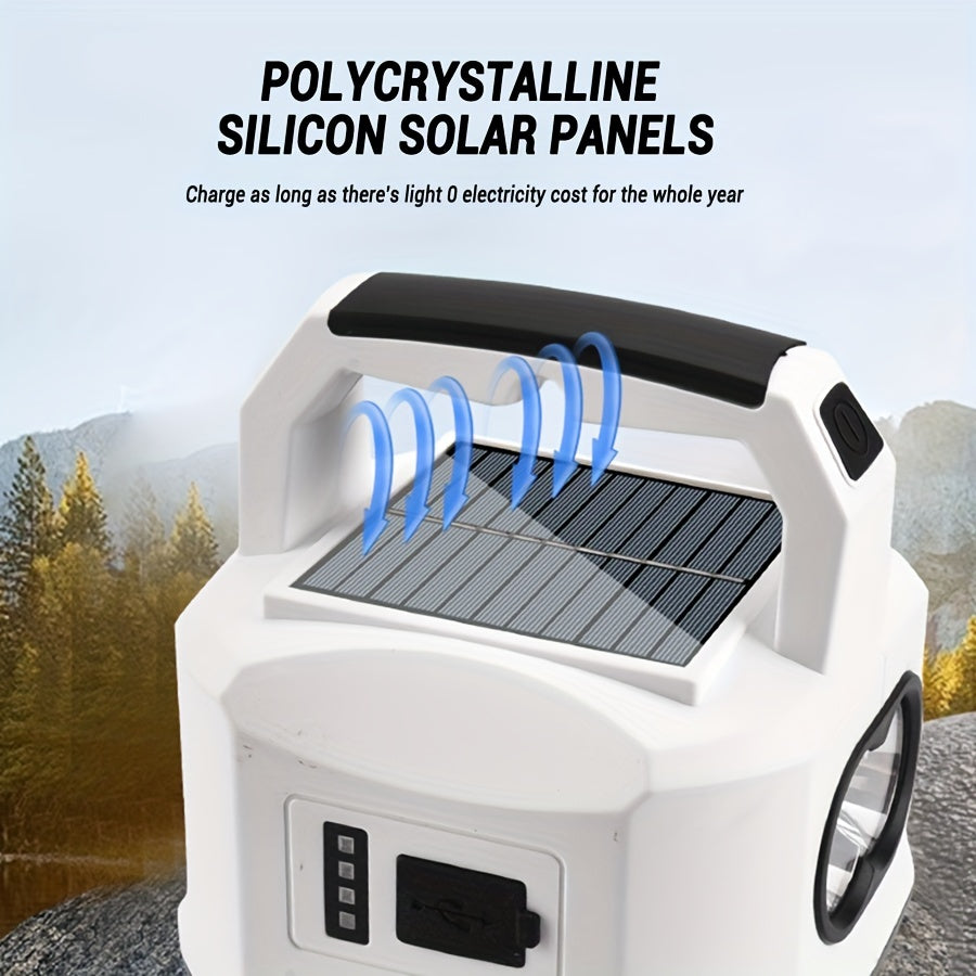 Solar Camping Lantern with Phone Charger