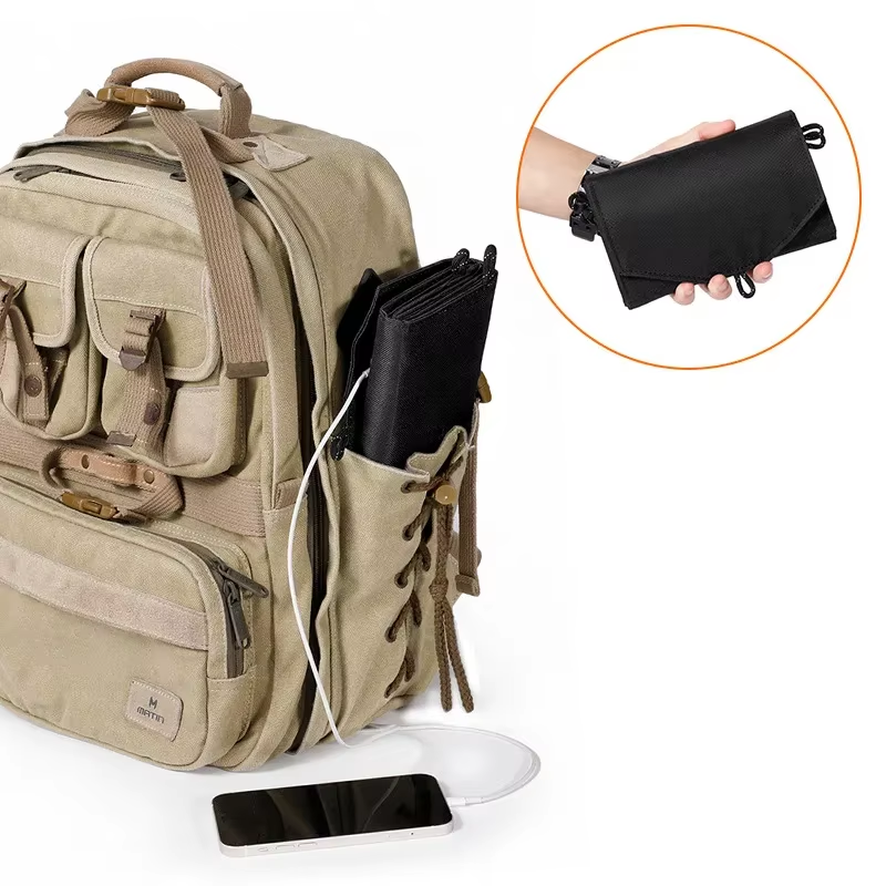 Foldable 20 W Solar Panel Charger – USB