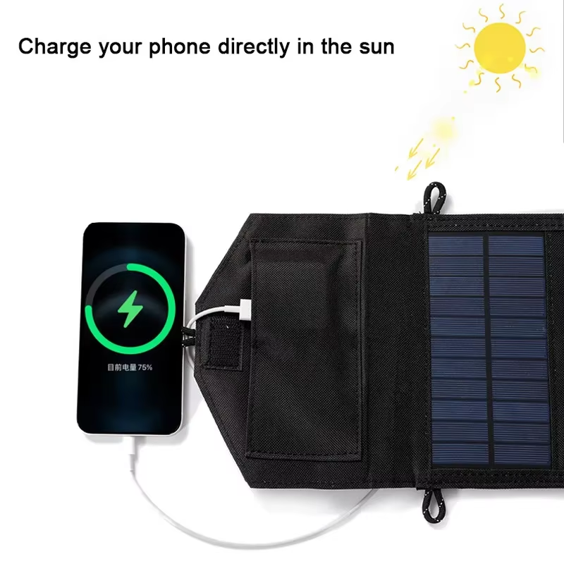 Foldable 20 W Solar Panel Charger – USB